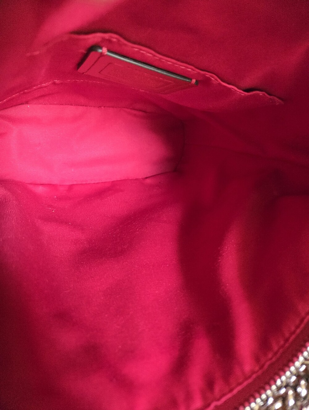Coach Legacy Red Pebbled Leather Crossbody Bag EUC - Picture 4 of 11